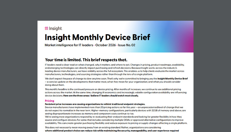 Article Monthly Newsletter Device Brief October 2026 Image