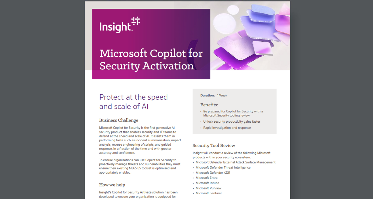 Article Microsoft Copilot for Security Activation  Image