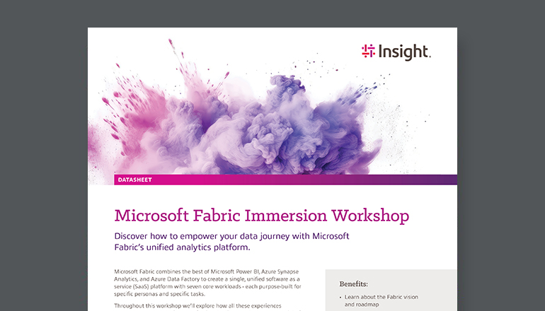 Article Microsoft Fabric Immersion Workshop  Image