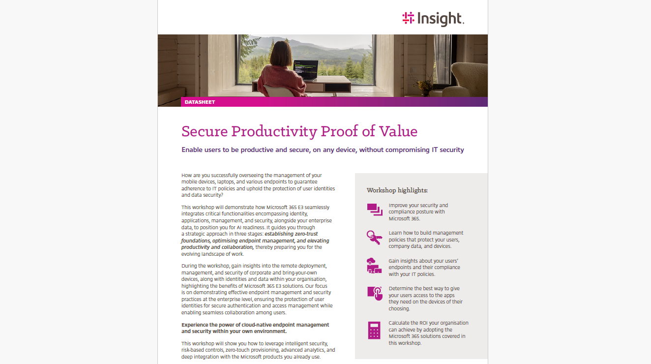 Article Secure Productivity Proof of Value Image
