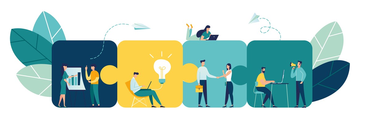 Illustration of a meeting 