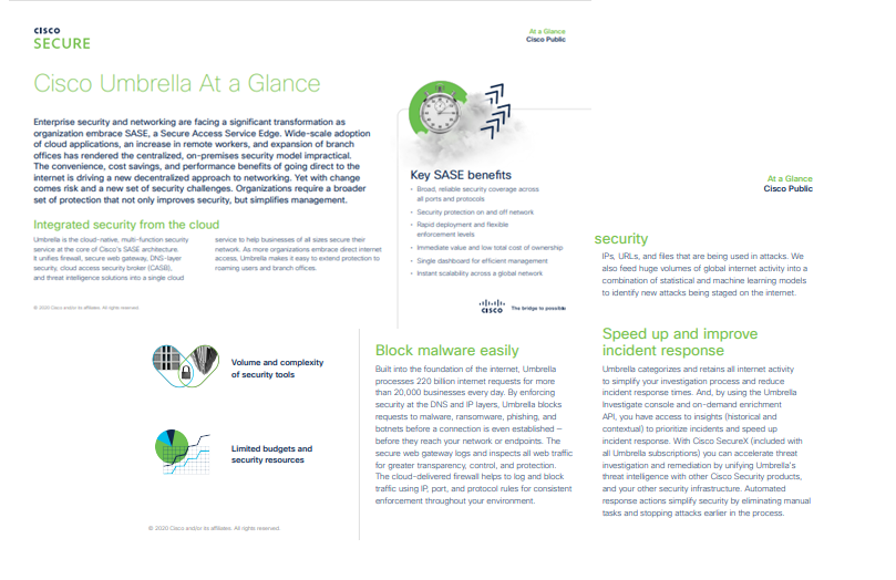 At a glance Cisco Umbrella whitepaper thumbnail