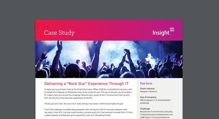 Preview of Delivering a "Rock Star" Experience Through IT datasheet